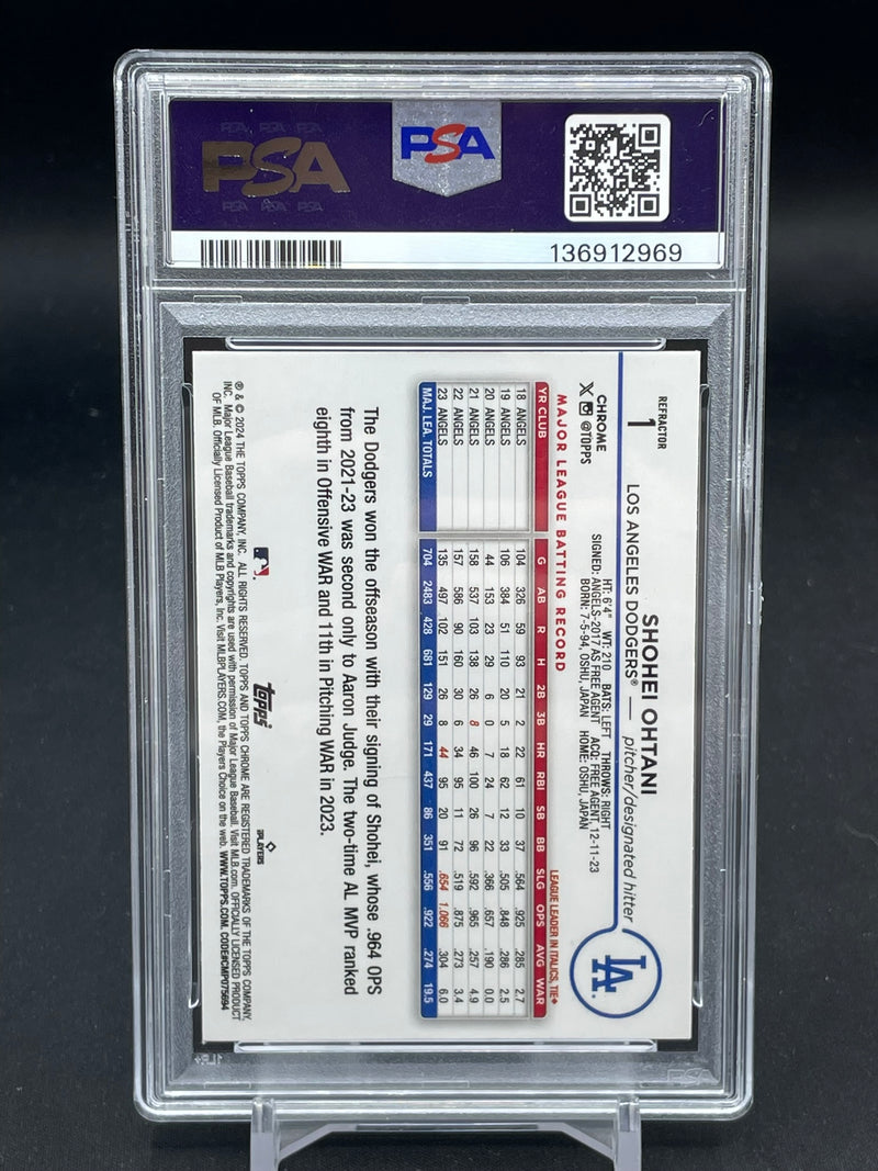 2024 TOPPS CHROME - REFRACTOR - S. OHTANI -