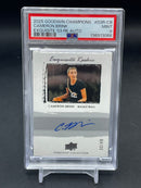 2025 UPPER DECK GOODWIN CHAMPIONS - EXQUISITE '03 RK AUTO - C. BRINK - #03R-CB - #'D/49 - AUTOGRAPH - PSA 9 - RC