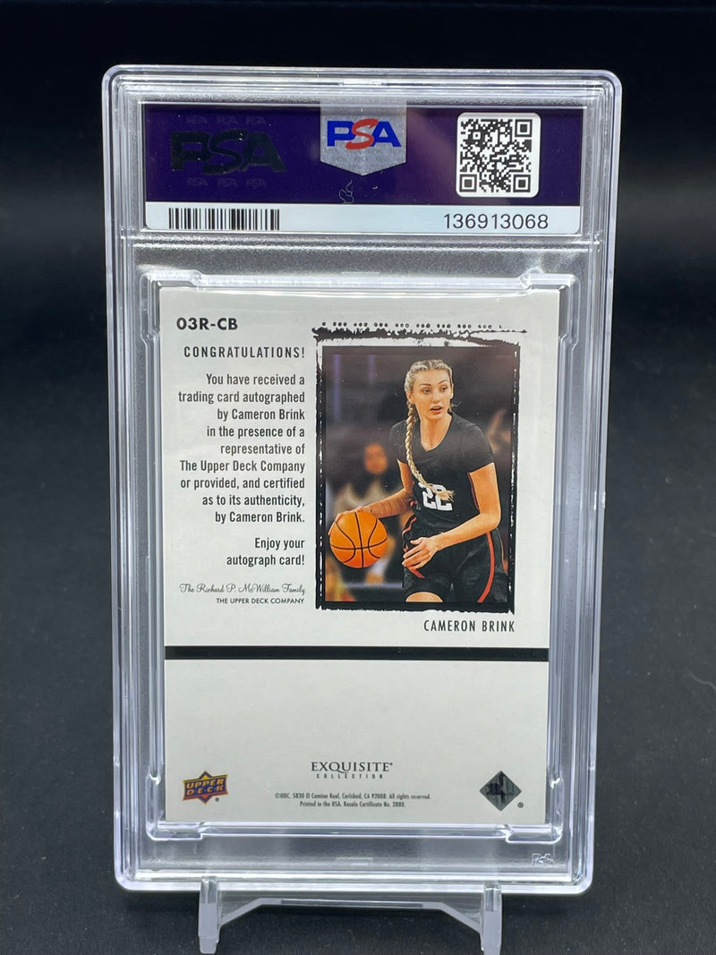 2025 UPPER DECK GOODWIN CHAMPIONS - EXQUISITE '03 RK AUTO - C. BRINK - #03R-CB - #'D/49 - AUTOGRAPH - PSA 9 - RC
