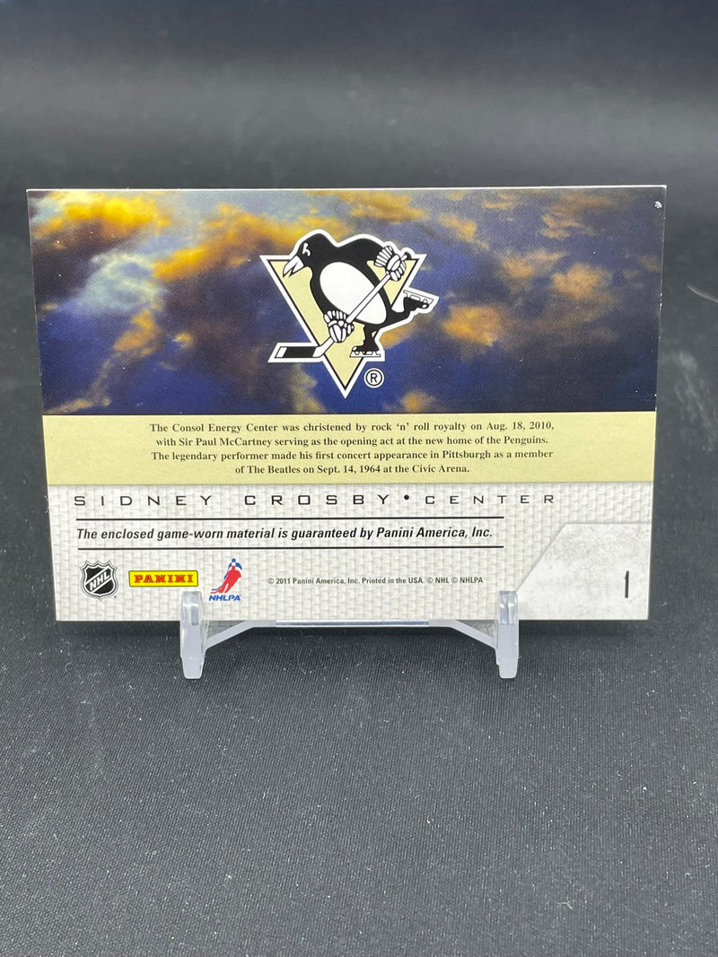 2011 UPPER DECK PINNACLE - GAME NIGHT - S. CROSBY -