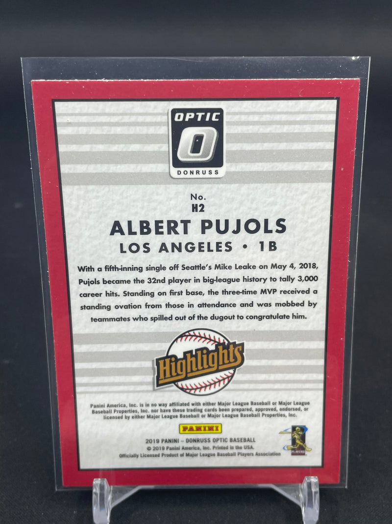 2019 PANINI DONRUS OPTIC - HIGHLIGHTS HOLO - A. PUJOLS -