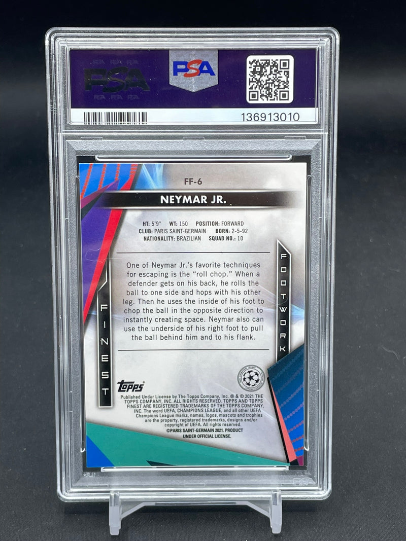 2020 TOPPS FINEST UCL - FINEST FOOTWORK - NEYMAR JR. -