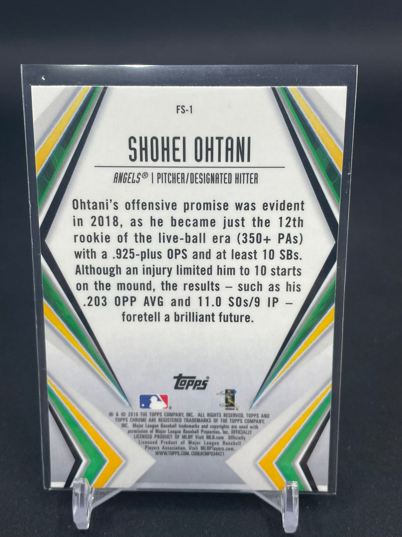 2019 TOPPS CHROME - FUTURE STARS - S. OHTANI -