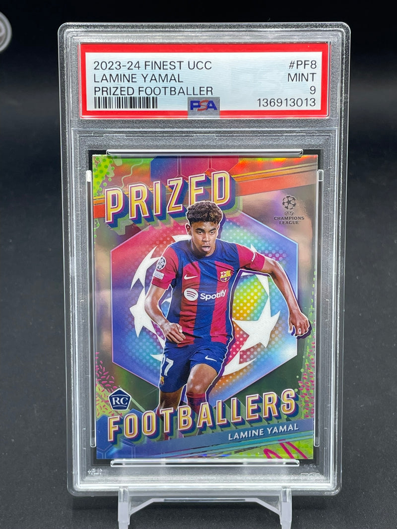 2023 TOPPS FINEST UCC - PRIZE FOOTBALLER - L. YAMAL -