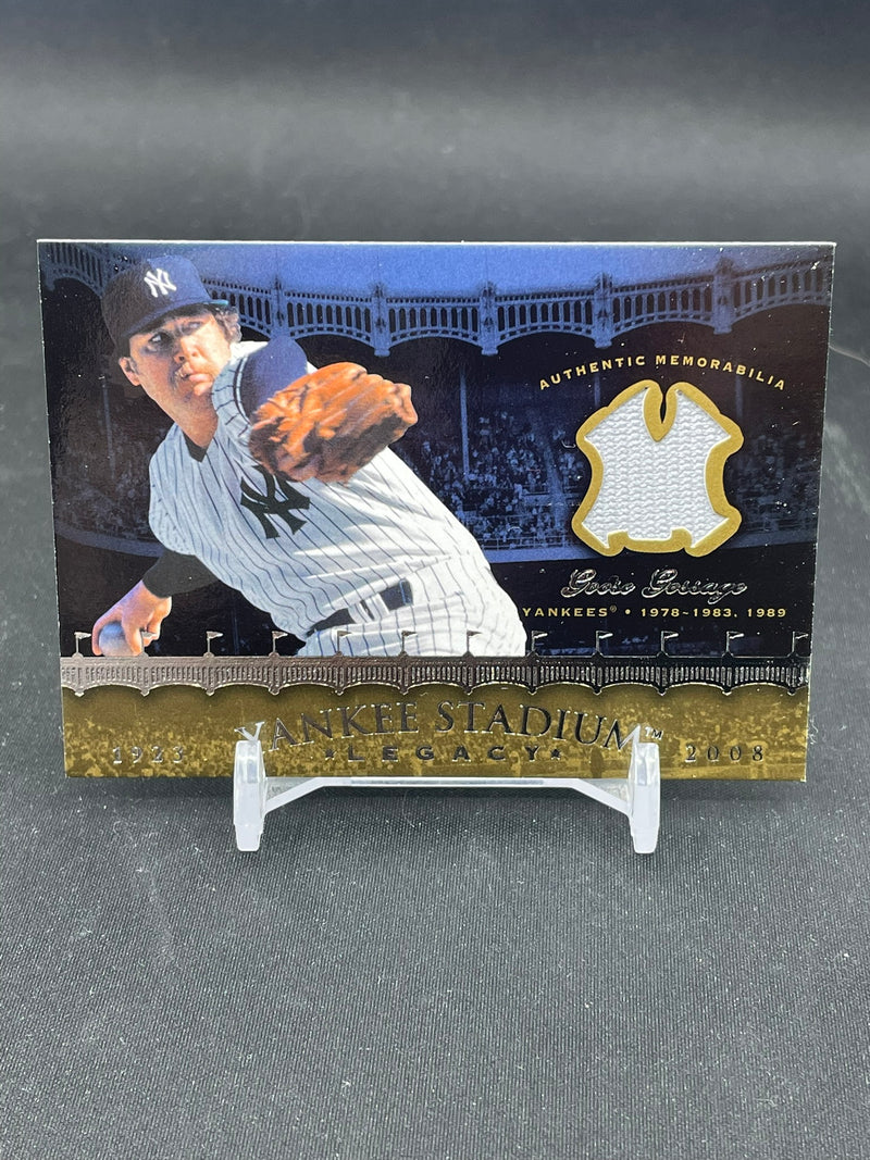 2008 UPPER DECK - YANKEE STADIUM LEGACY - G. GOSSAGE -