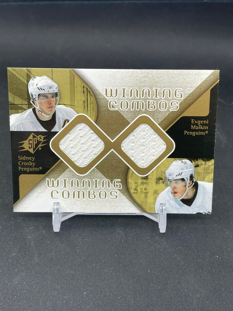 2007 UPPER DECK SPX - WINNING COMBOS - S. CROSBY / E. MALKIN -