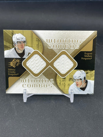 2007 UPPER DECK SPX - WINNING COMBOS - S. CROSBY / E. MALKIN - #WC-CM - DUAL RELIC