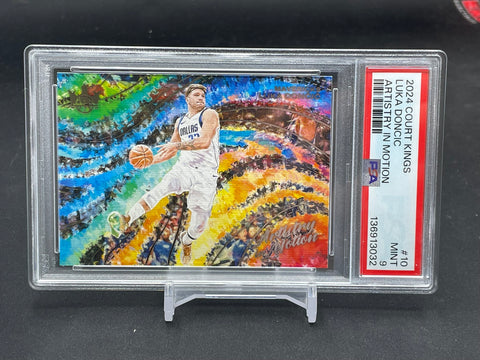 2024 PANINI COURT KINGS - ARTISTRY IN MOTION - L. DONCIC - #10 - PSA 9