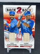 2015 PANINI ELITE - BACK 2 BACK - J. BAUTISTA / E. ENCARNACION -