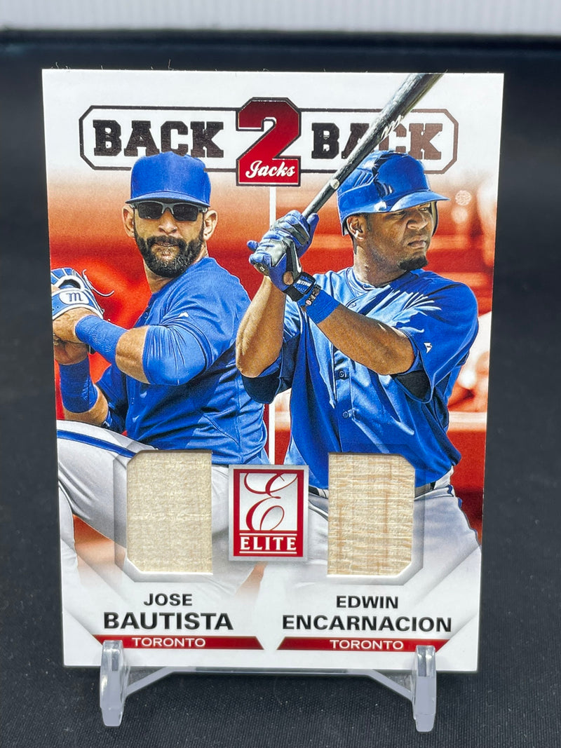 2015 PANINI ELITE - BACK 2 BACK - J. BAUTISTA / E. ENCARNACION -