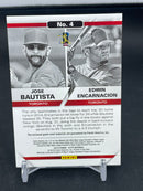 2015 PANINI ELITE - BACK 2 BACK - J. BAUTISTA / E. ENCARNACION -