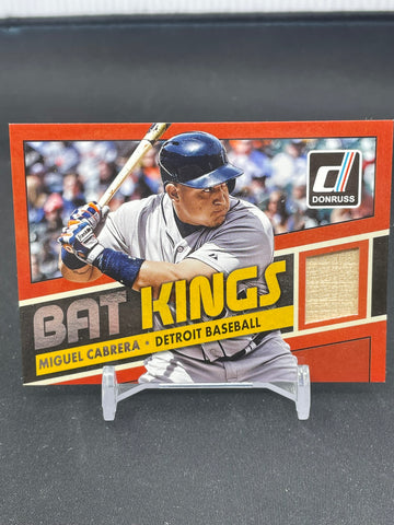 2015 PANINI DONRUSS - BAT KINGS - M. CABRERA - 42 - RELIC