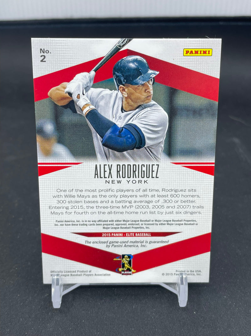 2015 PANINI ELITE - MEMBERS ONLY - A. RODRIGUEZ -