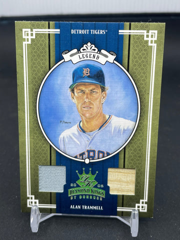 2005 DONRUSS RIAMOND KINGS - CROWNING MOMENT - A. TRANMELL - #428 - #'D/100 - DUAL RELIC