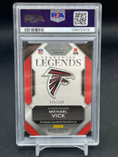 2023 PANINI PRIZM - FRANCHISE LEGENDS SIGNATURE - M. VICK - #FLMV - #'D/149 - AUTOGRAPH - PSA 9