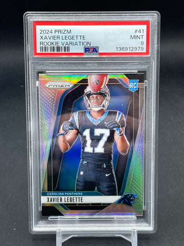 2024 PANINI PRIZM - ROOKIE VARIATION - X. LEGETTE - #41 - PSA 9 - RC