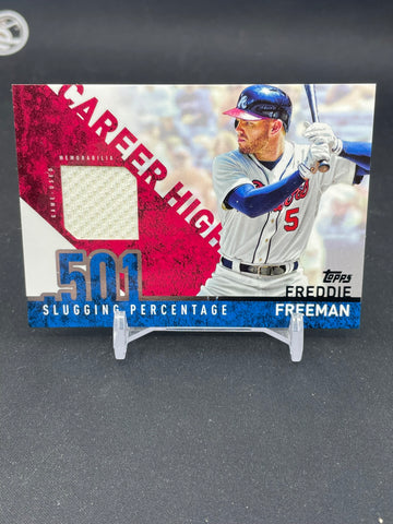 2015 TOPPS - CAREER HIGH RELICS - F. FREEMAN - #CRH-FF - RELIC