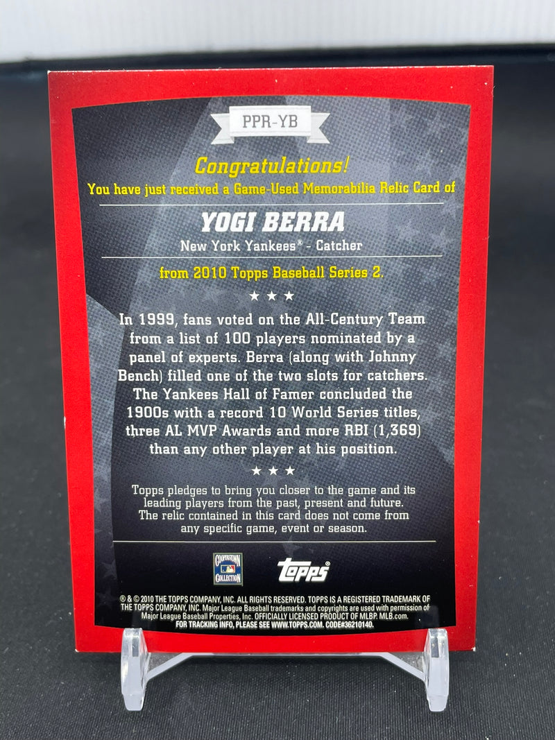 2010 TOPPS - PEAK PERFORMANCE - Y. BERRA -