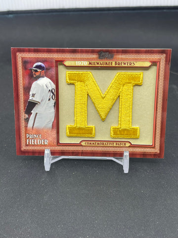 2011 TOPPS - THROWBACK MANUFACTURED PATCH CARD - P. FIELDER - #TLMP-PF - RELIC