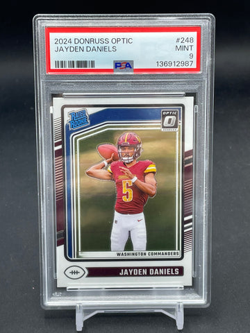 2024 PANINI DONRUSS OPTIC - RATED ROOKIE - J. DANIELS - #248 - PSA 9 - RC