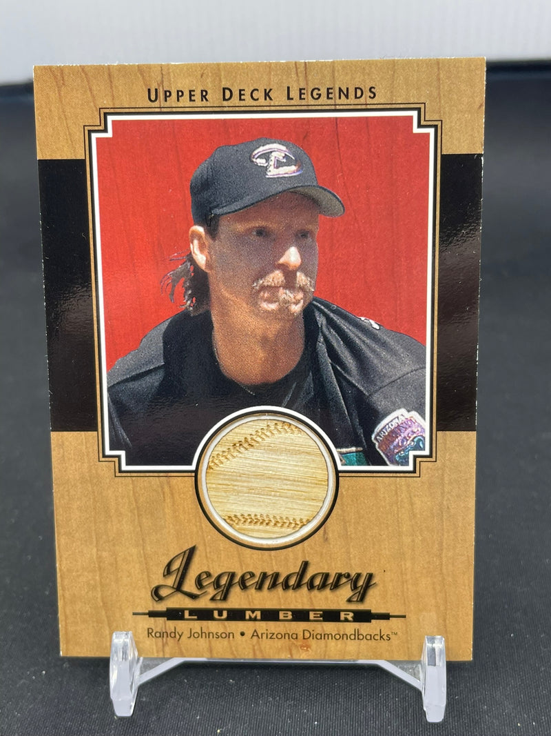 2001 UPPER DECK LEGENDS - LEGENDARY LUMBER - R. JOHNSON -