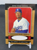 2001 UPPER DECK LEGENDS - LEGENDARY GAME JERSEYS - G. SHEFFIELD -
