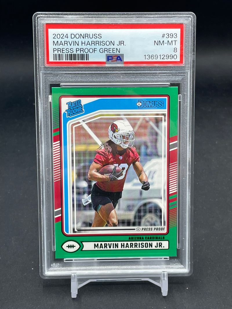 2024 PANINI DONRUSS - PRESS PROOF GREEN - RATED ROOKIE - M. HARRISON JR. -