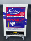 2016 PANINI DONRUSS - JERSEY KINGS - BLUE - R. HENDERSON -