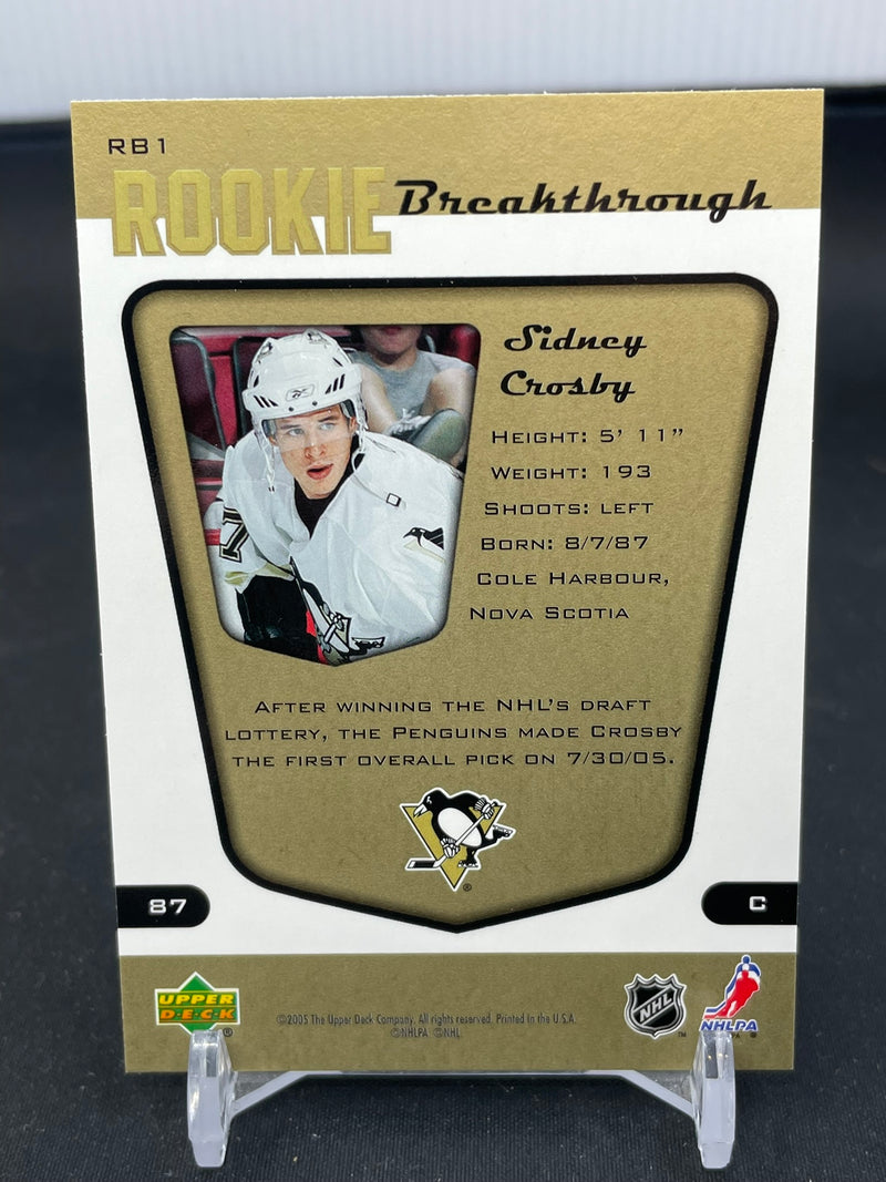 2005 UPPER DECK MVP - ROOKIE BREAKTHROUGH - S. CROSBY -