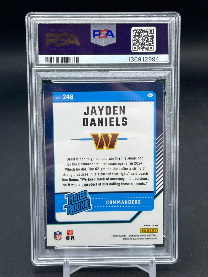 2024 PANINI DONRUSS OPTIC - BLUE HYPER - RATED ROOKIE - J. DANIELS -