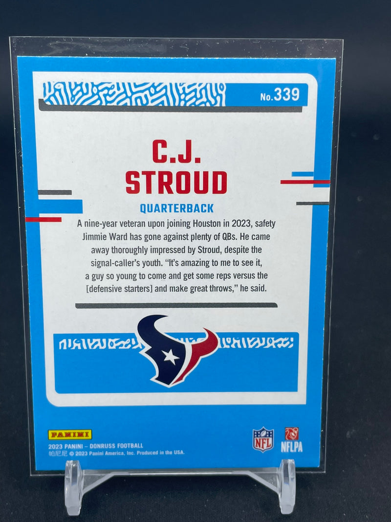 2023 PANINI DONRUSS - RATED ROOKIE - C. STROUD -