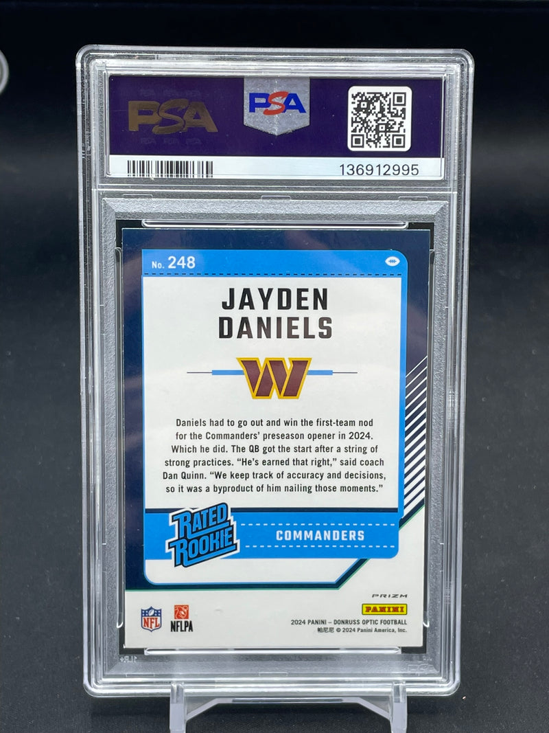 2024 PANINI DONRUSS OPTIC - PURPLE SHOCK - RATED ROOKIE - J. DANIELS -