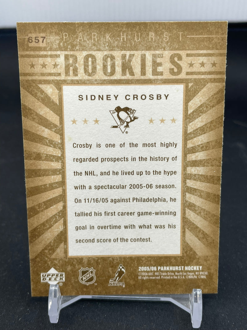 2005 UPPER DECK PARKHURST - ROOKIES - S. CROSBY -