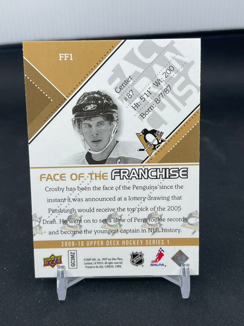 2009 UPPER DECK SERIES ONE - FACE OF THE FRANCHISE - S. CROSBY -