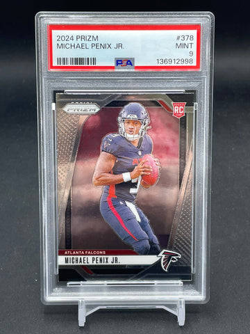2024 PANINI PRIZM - M. PENIX JR. - #378 - PSA 9 - RC