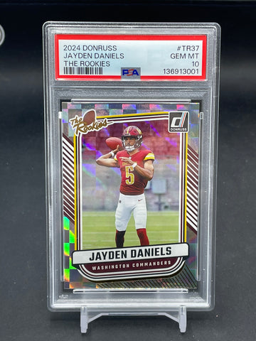2024 PANINI DONRUSS - THE ROOKIES - J. DANIELS - #TR37 - PSA 10 - RC