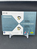 2007 UPPER DECK SP GAME USED - AUTHENTIC FABRICS 2 - S. CROSBY / E. MALKIN - #AF2-CM - #'D/100 - DUAL RELIC