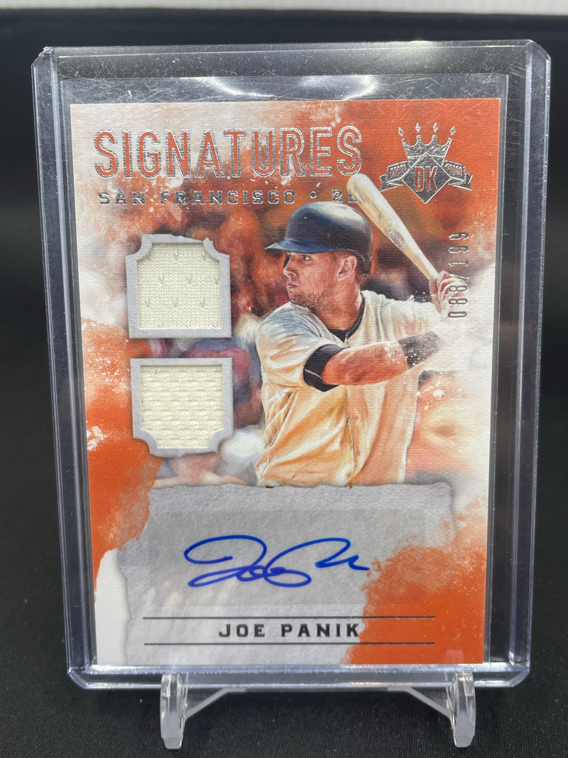 2017 PANINI DIAMOND KINGS - SIGNATURES - J. PANIK - #DKS-JP - #'D/199 - DUAL RELIC - AUTOGRAPH