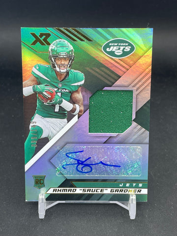 2022 PANINI XR - ROOKIE SWATCH AUTOGRAPHS - A. GARDNER "SAUCE" - #RSA-AG - #'D/149 - RELIC - AUTOGRAPH - RC