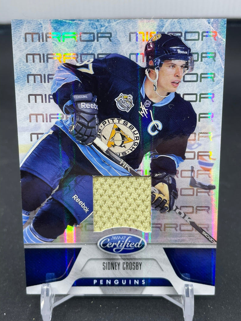 2011 PANINI CERTIFIED - MIRROR BLUE - S. CROSBY - #70 - #'D/99 - RELIC