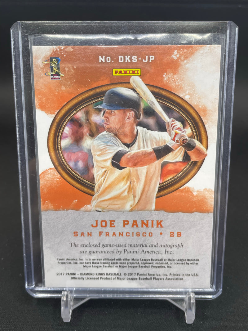 2017 PANINI DIAMOND KINGS - SIGNATURES - J. PANIK - #DKS-JP - #'D/199 - DUAL RELIC - AUTOGRAPH