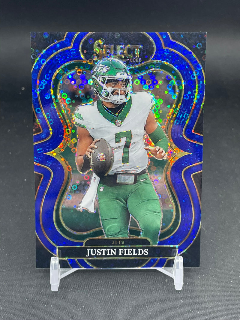 2025 PANINI SELECT - BLUE DISCO PRIZM - J. FIELDS - #375 - #'D/25