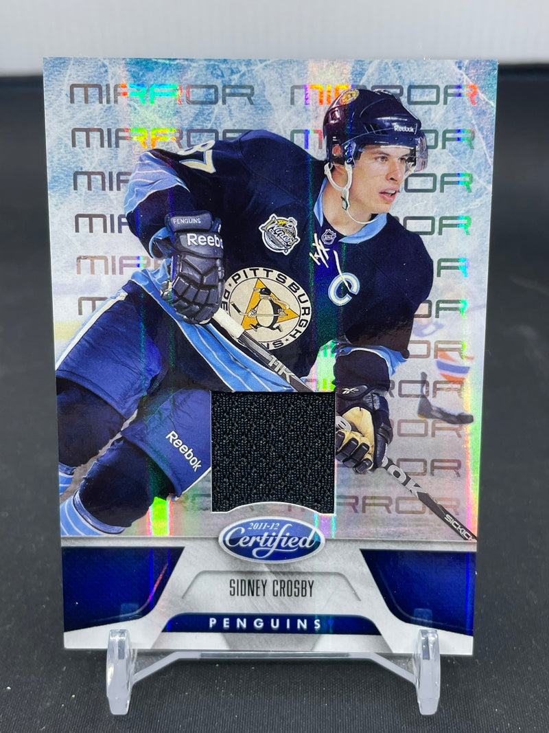 2011 PANINI CERTIFIED - MIRROR BLUE - S. CROSBY - #70 - #'D/99 - RELIC