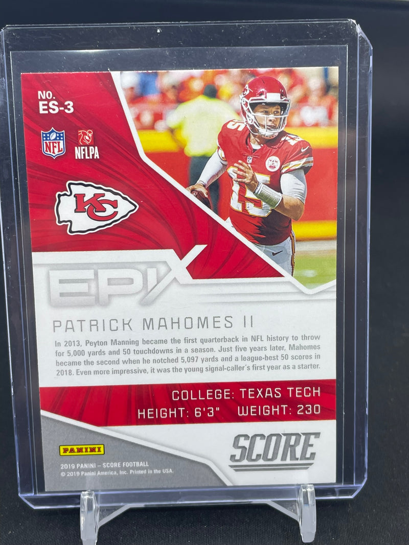 2019 PANINI SCORE - EPIX - P. MAHOMES II -