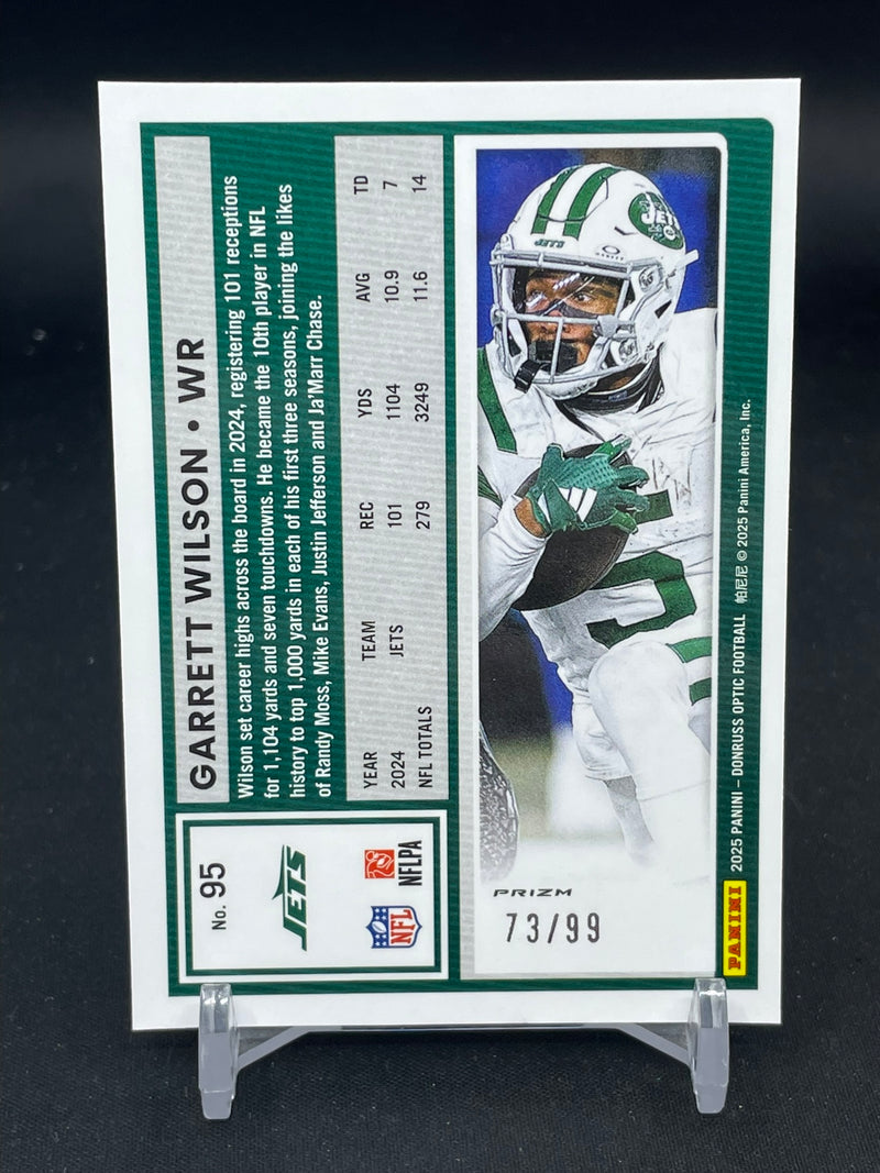 2025 PANINI DONRUSS OPTIC - PINK VELOCITY - G. WILSON - #95 - #'D/99