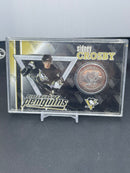 2005 THE HIGHLAND MINT - SIDNEY CROSBY NUMBERED MEDALLION CARD -
