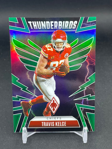 2025 PANINI PHOENIX - GREEN PRIZM - THUNDERBIRDS - T. KELCE - #25 - #'D/99