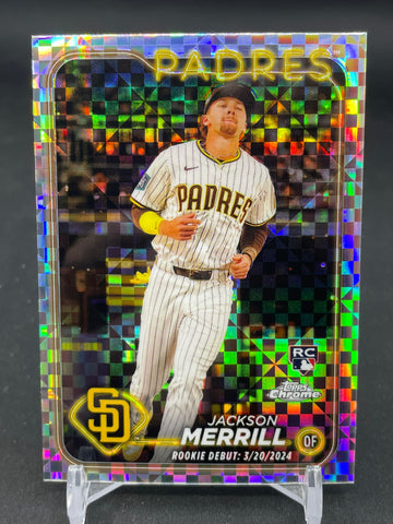 2024 TOPPS CHROME UPDATE - XFRACTOR - J. MERRILL - #USC57 - RC