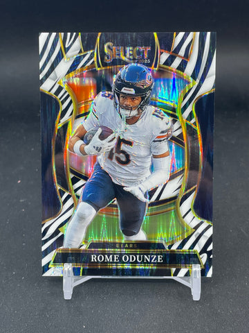 2025 PANINI SELECT - ZEBRA PRIZM - R. ODUNZE - #74