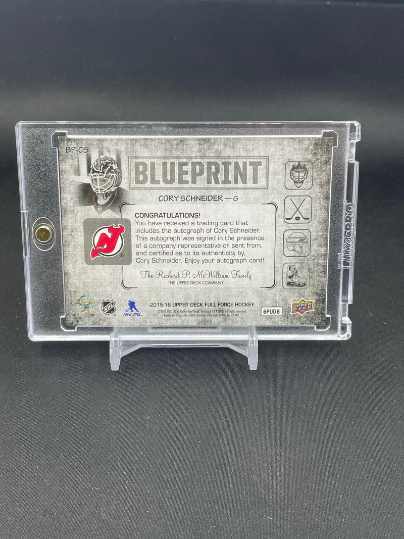 2015 UPPER DECK FULL FORCE - BLUEPRINT - C. SCHNEIDER -